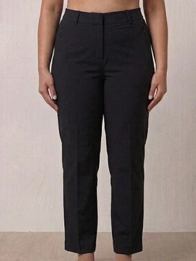 Lane Bryant Plus Size Black Dress Pants Size 20 High Rise (A672)